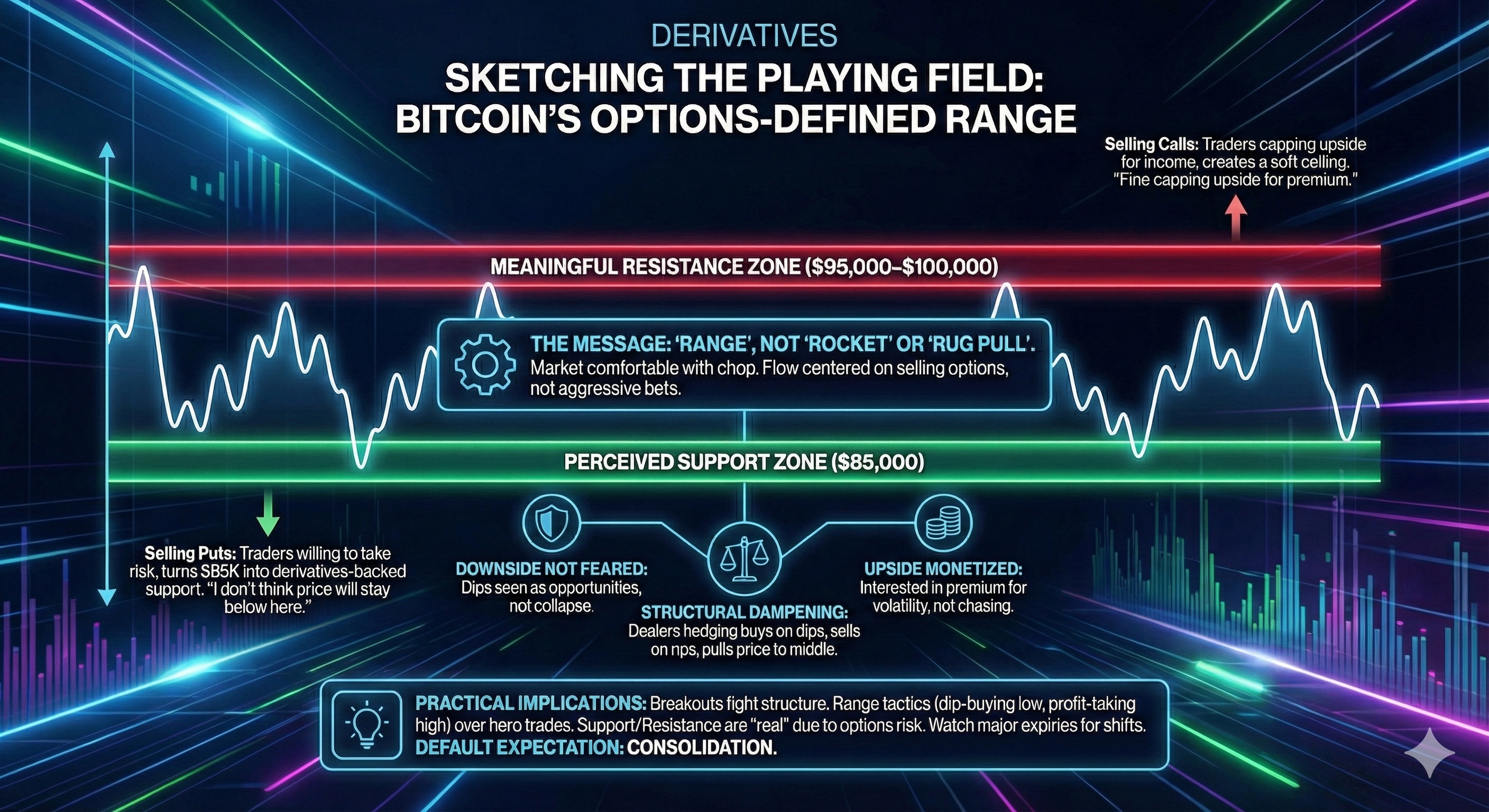 Bitcoin Options Signal $85K-$100K Trading Range