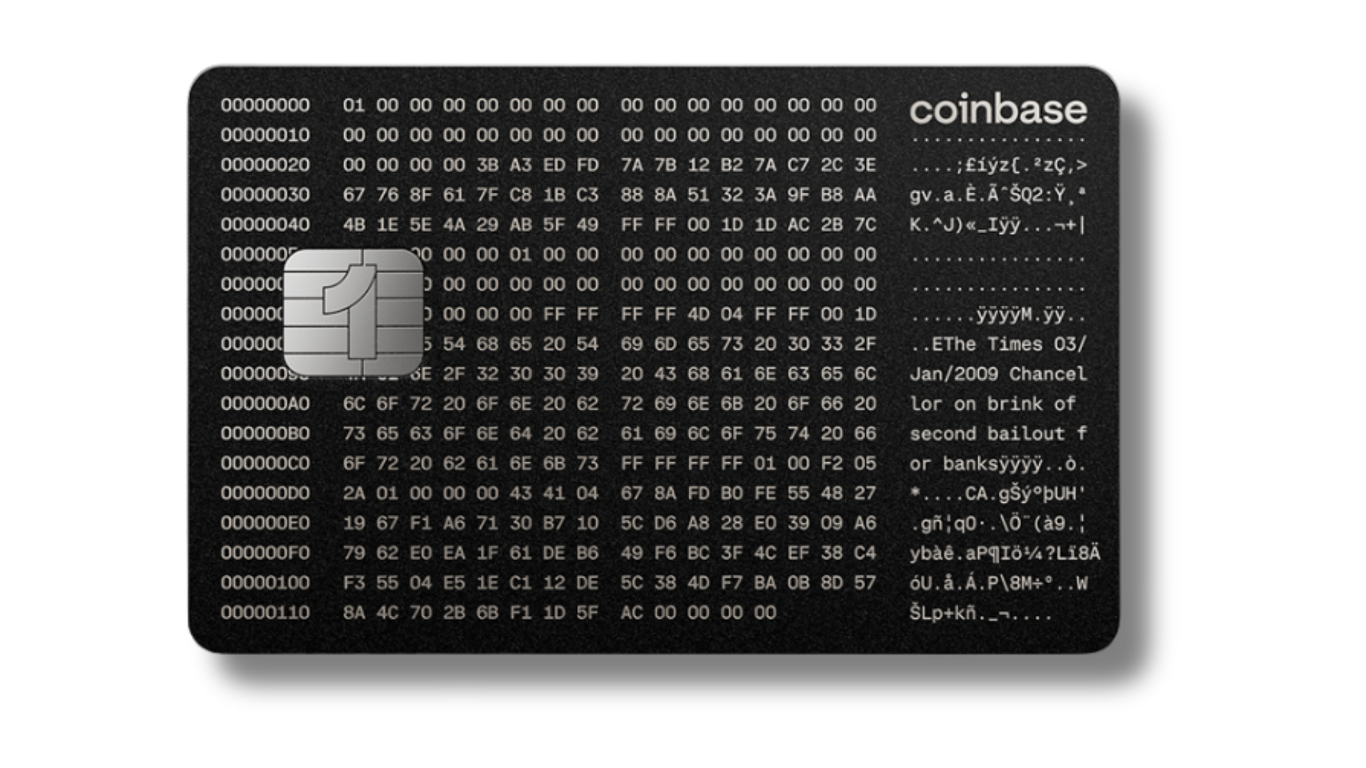 Coinbase One Card card