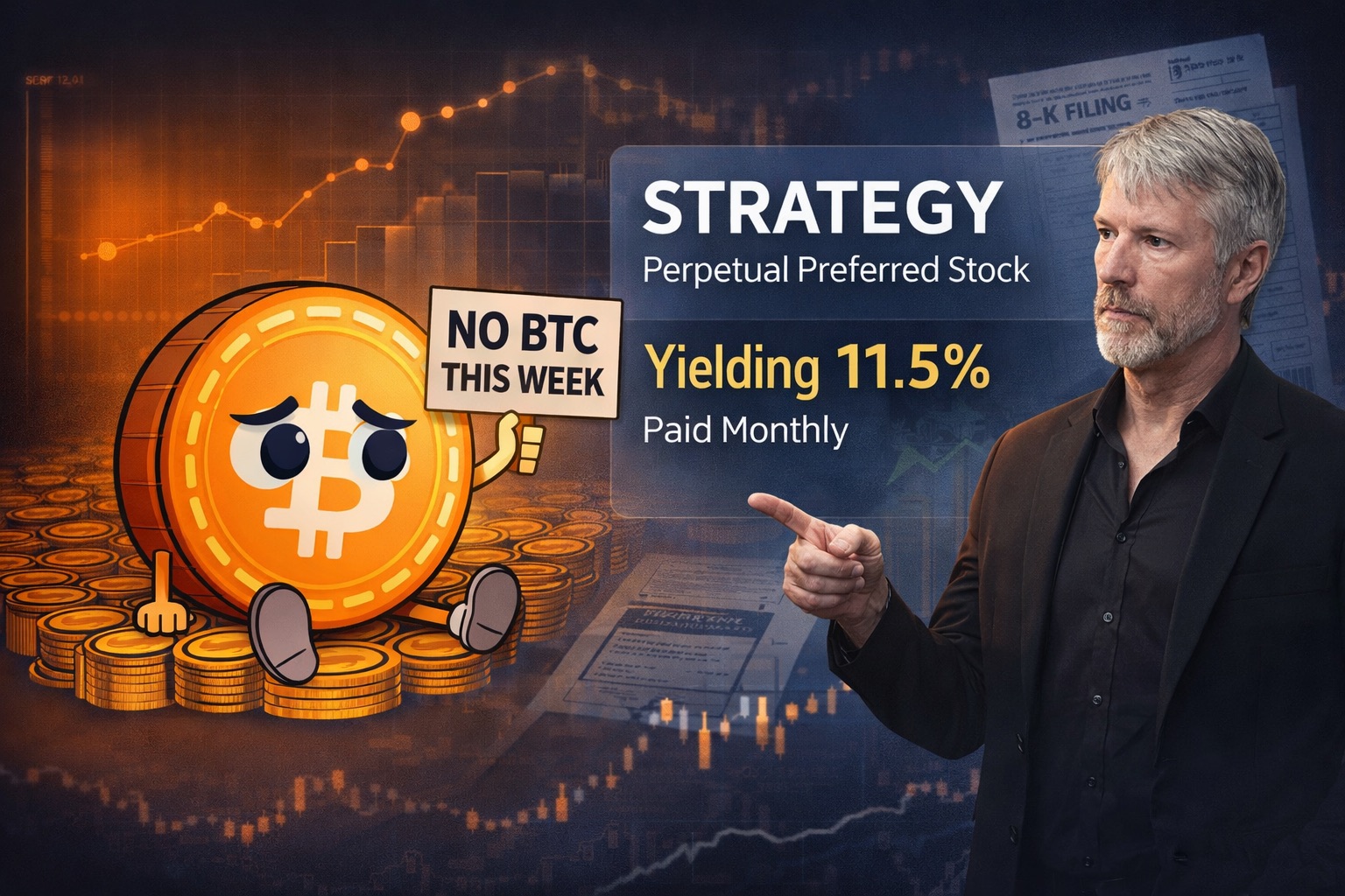 Strategy Just Broke Its 13-Week Bitcoin Buying Streak. Saylor Pitched Preferred Stock Instead.