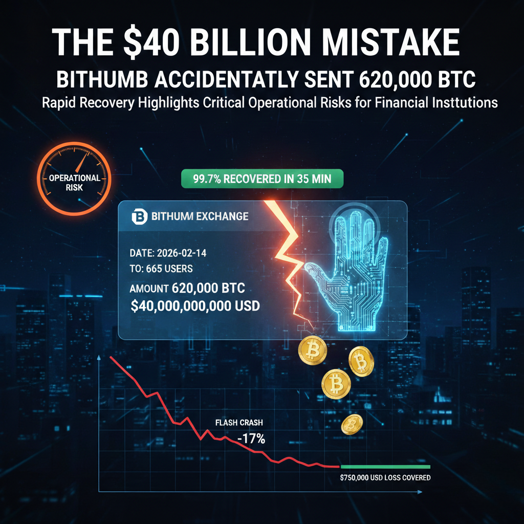 Bithumb's $40B Bitcoin Error: Wake-Up Call for Financial Institutions